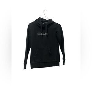 Mountain Hardware Hoodie Sweatshirt Pullover Graphic Logo‎ Black Women Sz Small